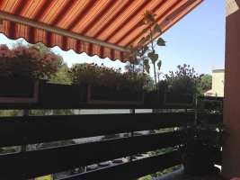 Wohnzimmer-Balkon-Markise
